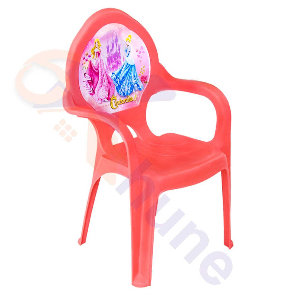 صندلی کودک پلاستیکی آذر طرح سیندرلا کد 576