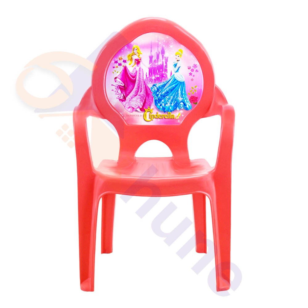 صندلی کودک پلاستیکی آذر طرح سیندرلا کد 576