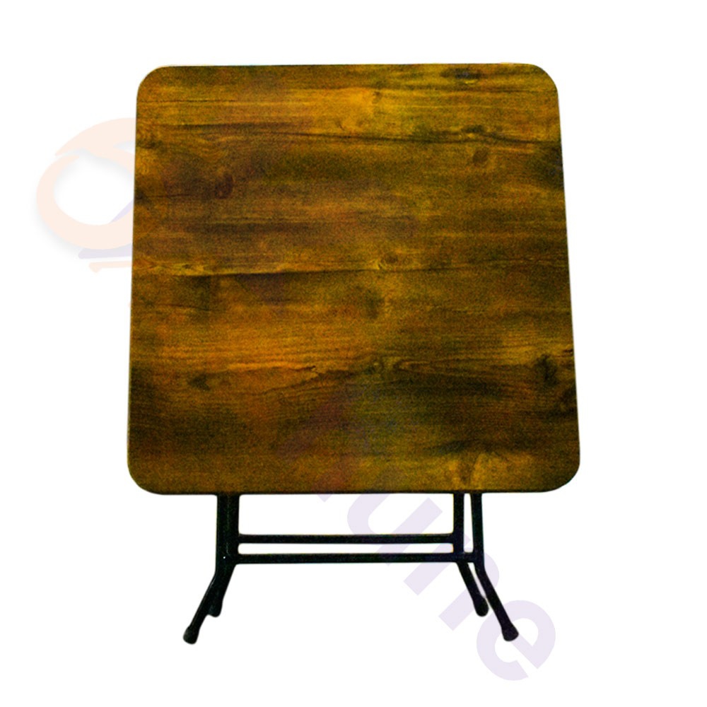 میز چوبی تاشو پایه فلزی 70 در 70 کد 992