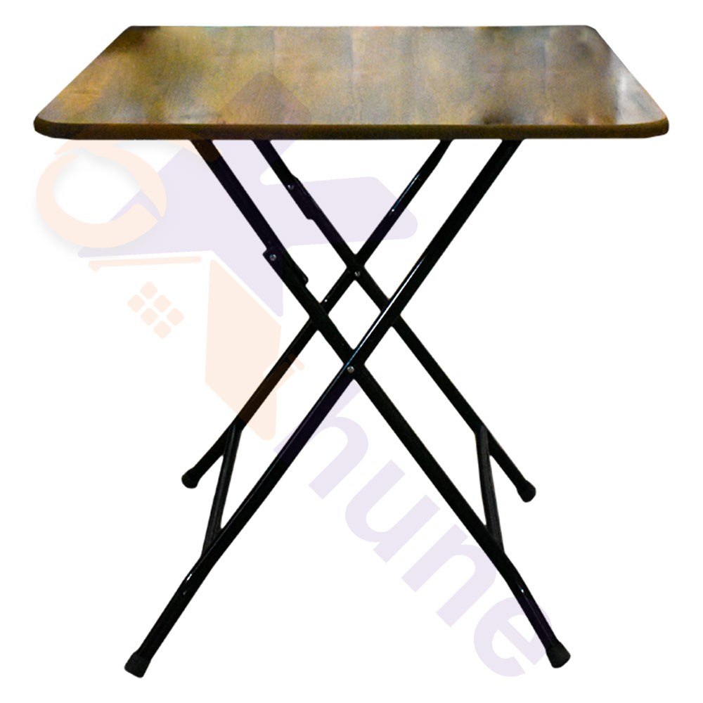 میز چوبی تاشو پایه فلزی 80 در 80 کد 1064